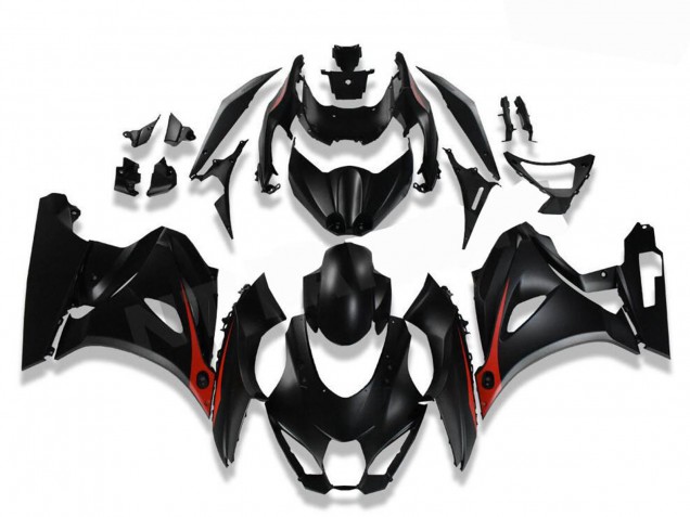 Schwarz Rot 2017-2025 Suzuki GSXR 1000 Motorrad Verkleidung