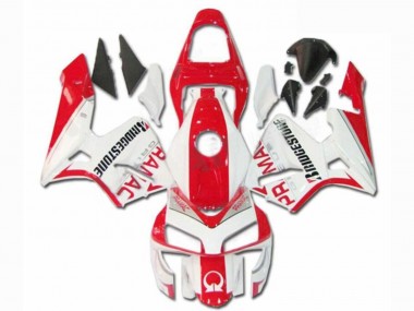 Weiß Rot Pramac Bridgestone 2003-2004 Honda CBR600RR Motorrad Verkleidung