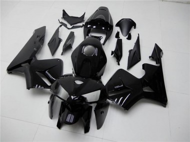Glänzendes Schwarz 2005-2006 Honda CBR600RR Motorrad Verkleidung