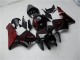 Glänzendes Schwarz Rot Flamme 2005-2006 Honda CBR600RR Motorrad Verkleidung Kit