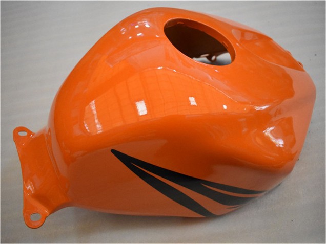 Orange Schwarz Flamme 2005-2006 Honda CBR600RR Motorrad Verkleidung