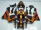 Orange Schwarz 2005-2006 Honda CBR600RR Motorrad Verkleidung