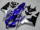 Silber Blau Glänzendes Schwarz OEM Stil 2007-2008 Honda CBR600RR Motorrad Verkleidung