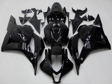 Glänzendes Schwarz 2009-2012 Honda CBR600RR Motorrad Verkleidung Kit
