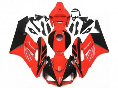 Rot Glänzendes Schwarz 2004-2005 Honda CBR1000RR Motorrad Verkleidung