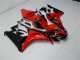 Rot Glänzendes Schwarz 2006-2007 Honda CBR1000RR Motorrad Verkleidungen Kit