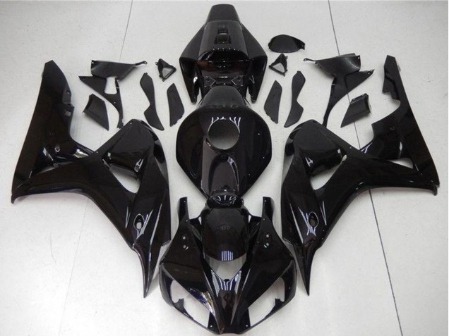 Glänzendes Schwarz 2006-2007 Honda CBR1000RR Motorrad Verkleidung
