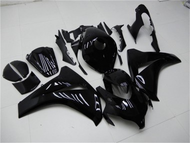 Glänzendes Schwarz 2008-2011 Honda CBR1000RR Motorrad Verkleidung Kit