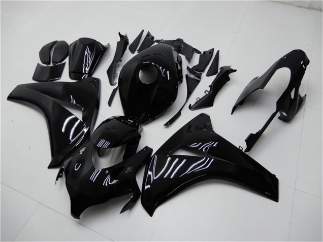 Glänzendes Schwarz 2008-2011 Honda CBR1000RR Motorrad Verkleidung Kit