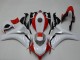 Weiß Rot 2008-2011 Honda CBR1000RR Motorrad Verkleidung