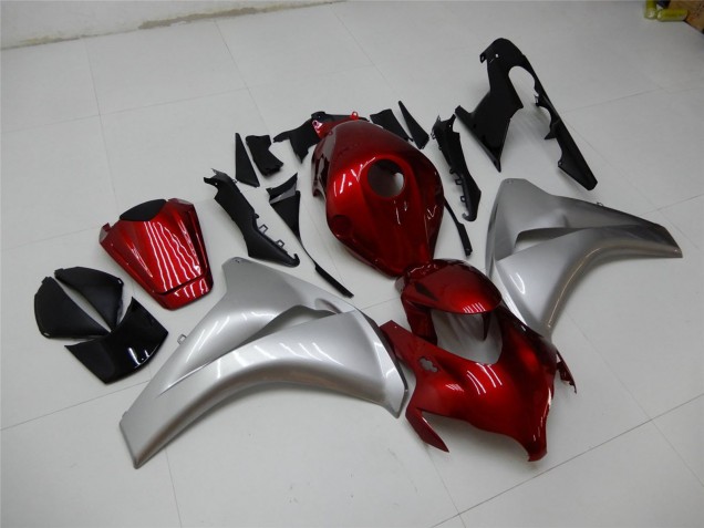 Silber Kastanienbraun Rot 2008-2011 Honda CBR1000RR Motorrad Verkleidung