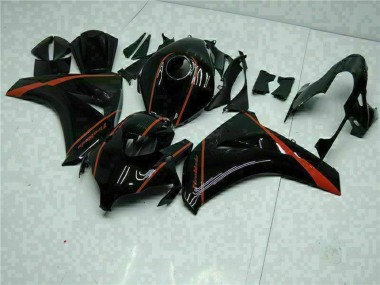Glänzendes Schwarz Rot 2008-2011 Honda CBR1000RR Motorrad Verkleidung