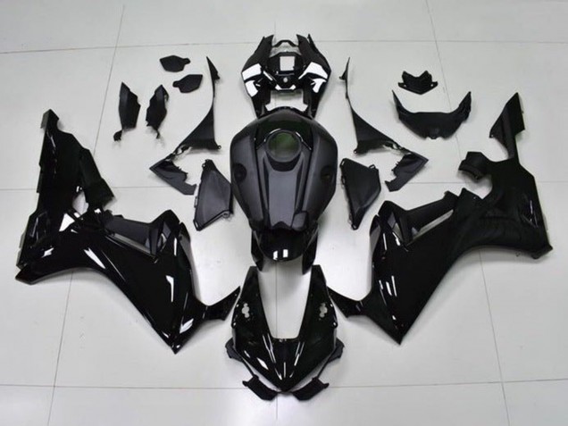 Glänzendes Schwarz Matt Schwarz 2017-2023 Honda CBR1000RR Motorrad Verkleidung