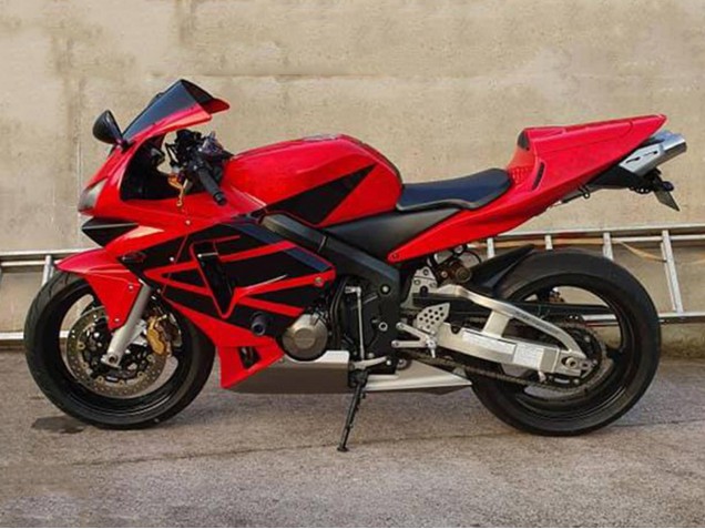 Rot Matt Schwarz 1991-1994 Honda CBR600 F2 Motorrad Verkleidung