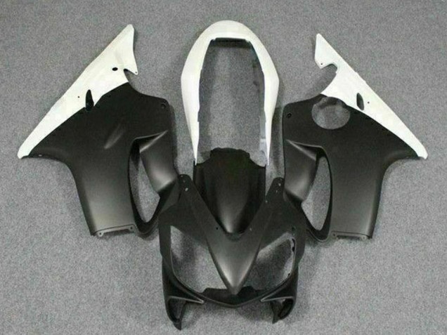 Weiß Matt Schwarz 2004-2007 Honda CBR600 F4i Motorrad Verkleidung
