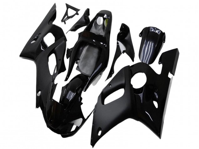 Glänzendes Schwarz Matt Schwarz 1998-2002 Yamaha YZF R6 Motorrad Verkleidung