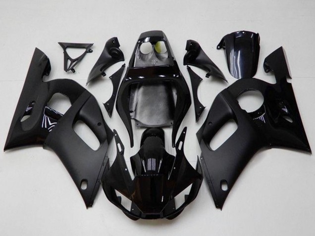 Glänzendes Schwarz Matt Schwarz 1998-2002 Yamaha YZF R6 Motorrad Verkleidung