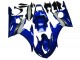 Blau Weiß 2003-2004 Yamaha YZF R6 Motorrad Verkleidung