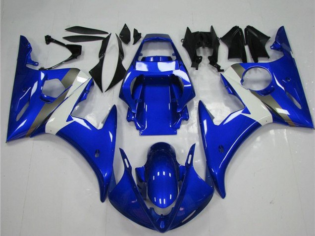 Blau Weiß 2003-2004 Yamaha YZF R6 Motorrad Verkleidung