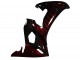 Glänzendes Schwarz Rot Flamme 2003-2004 Yamaha YZF R6 Motorrad Verkleidung