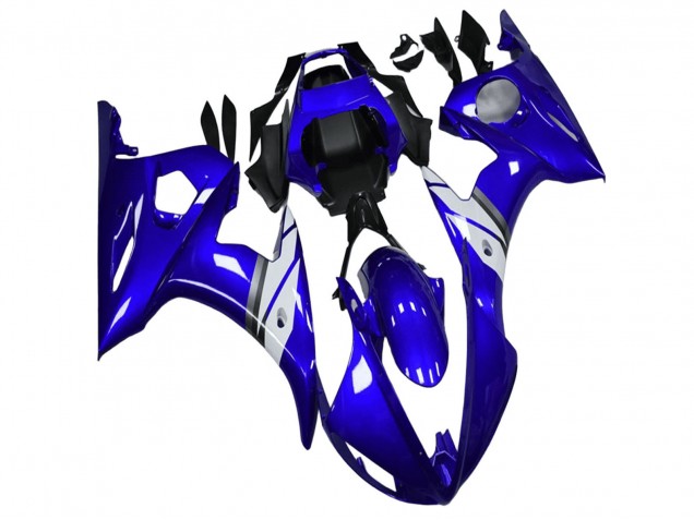 Blau Weiß 2003-2004 Yamaha YZF R6 Motorrad Verkleidung