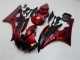 Rot Matt Schwarz 2006-2007 Yamaha YZF R6 Motorrad Verkleidung Kit
