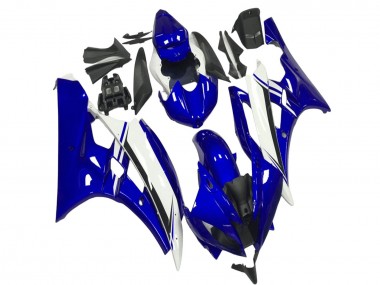 Blau Weiß Schwarz 2006-2007 Yamaha YZF R6 Motorrad Verkleidung