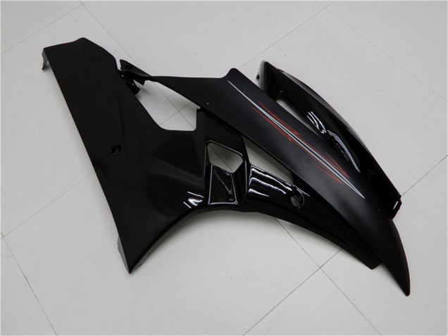 Glänzendes Schwarz Matt Schwarz 2006-2007 Yamaha YZF R6 Motorrad Verkleidung Kit