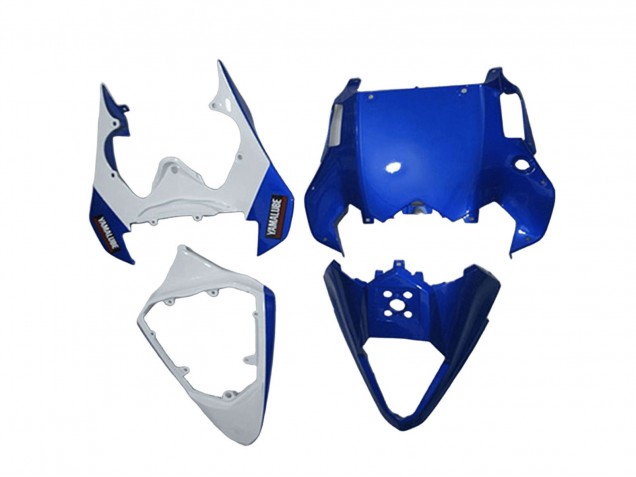 Weiß Blau Matt Schwarz Yamalube 2008-2016 Yamaha YZF R6 Motorrad Verkleidung