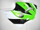 Grün Weiß Schwarz 2000-2002 Kawasaki ZX6R Motorrad Verkleidung Kit