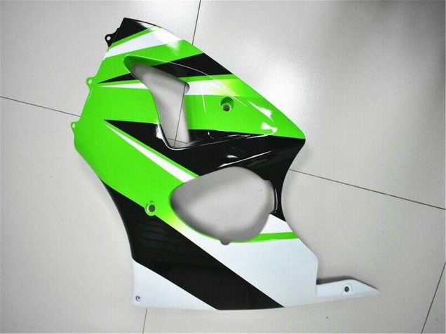 Grün Weiß Schwarz 2000-2002 Kawasaki ZX6R Motorrad Verkleidung Kit