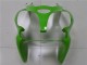 Grün Schwarz 2000-2002 Kawasaki ZX6R Motorrad Verkleidung