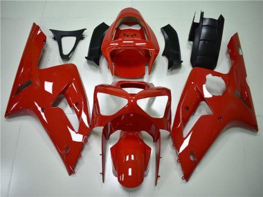 Rot 2003-2004 Kawasaki ZX6R Motorrad Verkleidung Kit