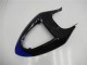 Blau Glänzendes Schwarz 2005-2006 Kawasaki ZX6R Motorrad Verkleidung Kit