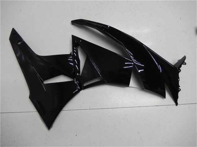 Glänzendes Schwarz 2009-2012 Kawasaki ZX6R Motorrad Verkleidung