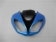 Hellblau Glänzendes Schwarz 2009-2012 Kawasaki ZX6R Motorrad Verkleidung