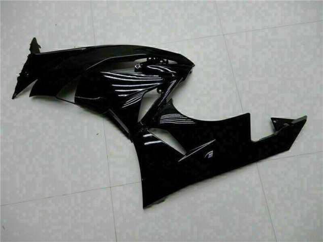 Glänzendes Schwarz Grün 2009-2012 Kawasaki ZX6R Motorrad Verkleidung