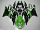 Grün Glänzendes Schwarz 2013-2018 Kawasaki ZX6R Motorrad Verkleidung