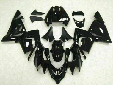 Glänzendes Schwarz 2004-2005 Kawasaki ZX10R Motorrad Verkleidung