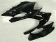 Glänzendes Schwarz 2004-2005 Kawasaki ZX10R Motorrad Verkleidung