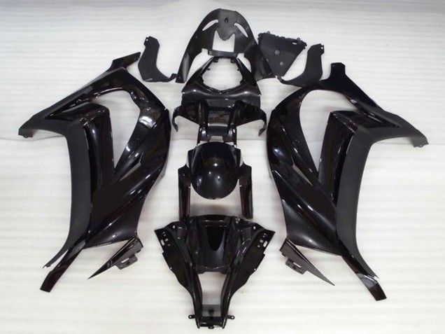 Glänzendes Schwarz 2011-2015 Kawasaki ZX10R Motorrad Verkleidung