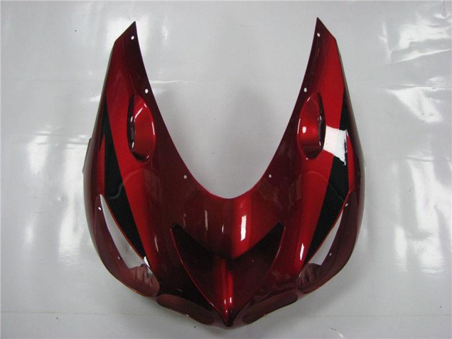 Rot Schwarz 2006-2011 Kawasaki ZX14R ZZR1400 Motorrad Verkleidung