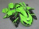 Grün Glänzendes Schwarz 2006-2011 Kawasaki ZX14R ZZR1400 Motorrad Verkleidung