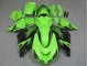 Grün Glänzendes Schwarz 2006-2011 Kawasaki ZX14R ZZR1400 Motorrad Verkleidung