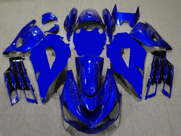 Kawasaki ZX14R ZZR1400 Motorrad Verkleidung 2012-2024 - Blau Schwarz