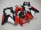 Rot Weiß Schwarz 2008-2012 Kawasaki EX250 Motorrad Verkleidung