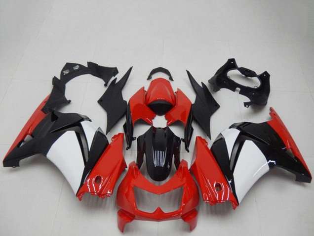 Rot Weiß Schwarz 2008-2012 Kawasaki EX250 Motorrad Verkleidung