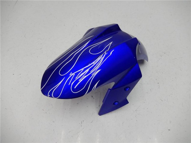Blau Schwarz Weiß Flamme 2013-2024 Kawasaki Ninja 300 EX300R Motorrad Verkleidung