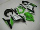 Weiß Grün Schwarz 2013-2024 Kawasaki Ninja 300 EX300R Motorrad Verkleidung