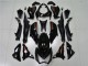 Glänzendes Schwarz Rot Silber 2013-2018 Kawasaki Z800 Motorrad Verkleidung